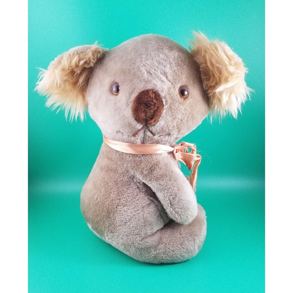 Vintage 14" ACE Novelty COMPANY Koala Carnival Prize - sleepy sad eyes